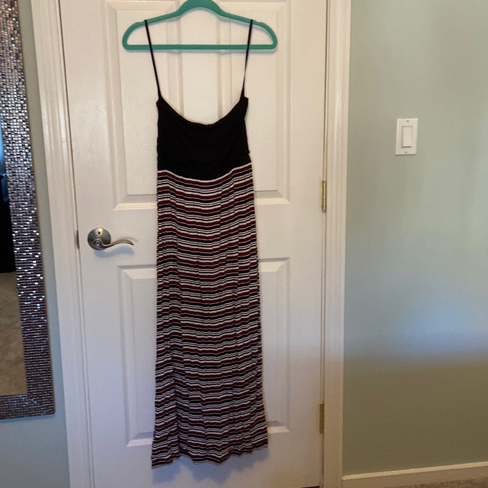 Loft Strapless Maxi Dress